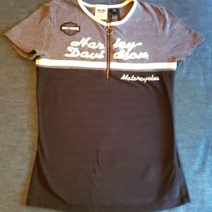 Harley Davidson tee xs w/free Buffalo Check Scarf